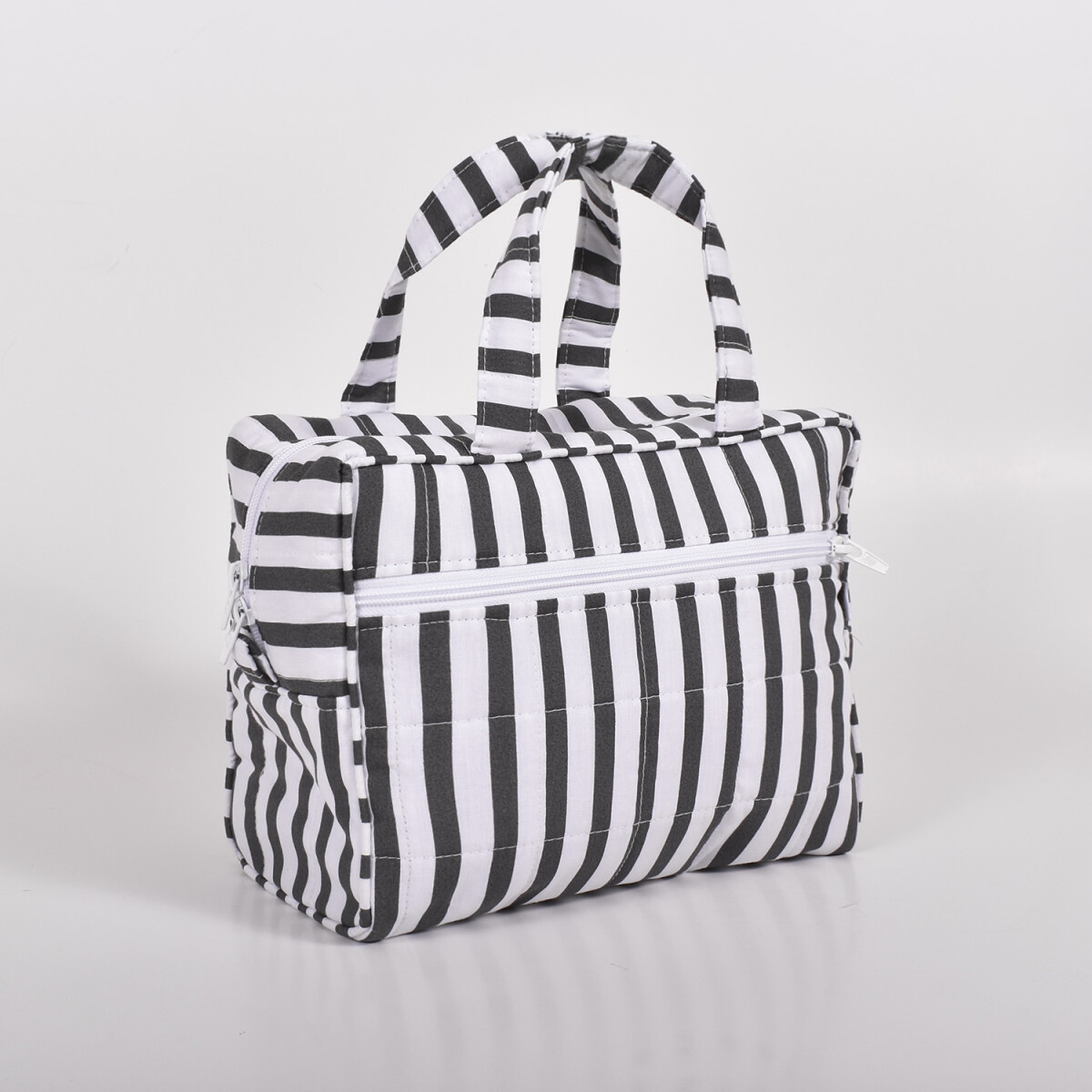 Necessaire Bella Col. Ava - Rayitas Gris 