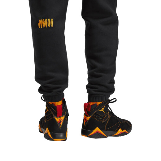 Pantalon Nike Jordan Hombre J Flt Mvp Stmt Gfx Flc Black/Cherrywood Red S/C