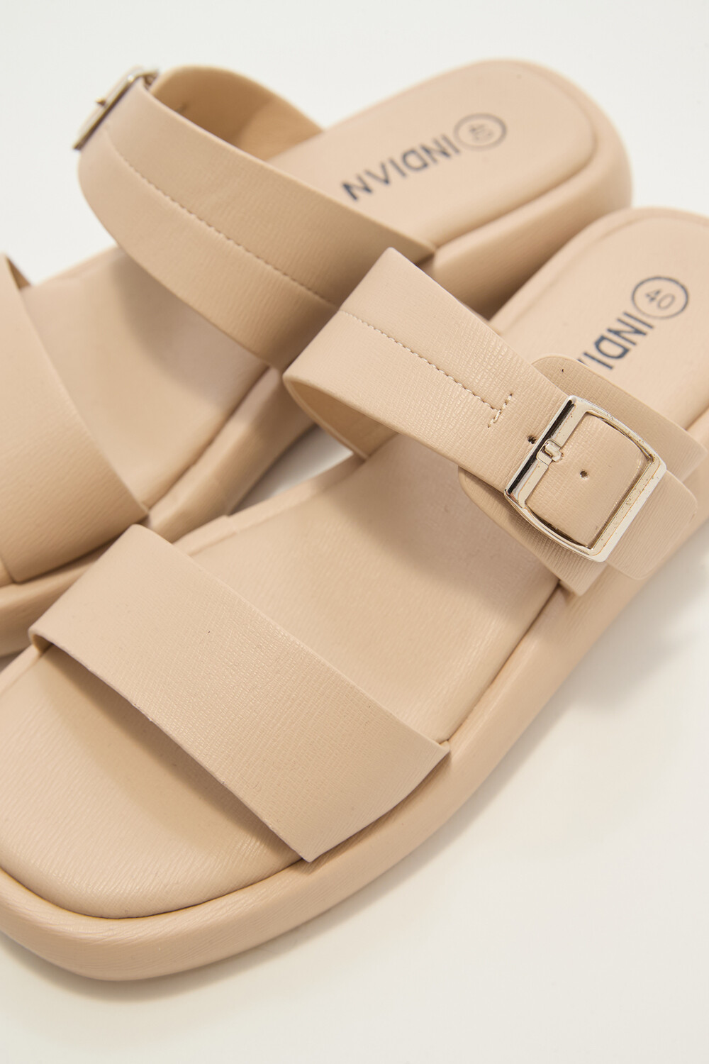 Sandalia Rutand Beige Claro