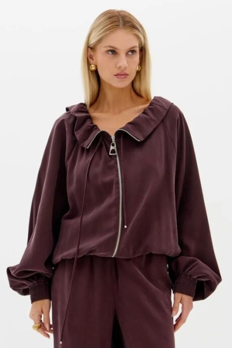 Chaqueta manga larga Marieta Marrón