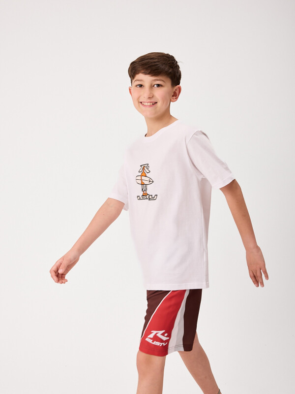 T-SHIRT CAMPODO TEEN RUSTY Blanco