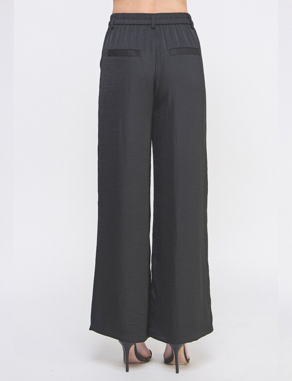 Pantalon Satinado NEGRO