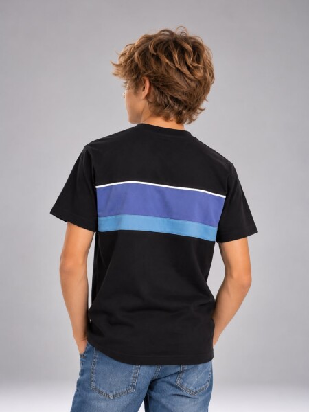 T-SHIRT BILLABONG 181680 M.C NEG AZUL