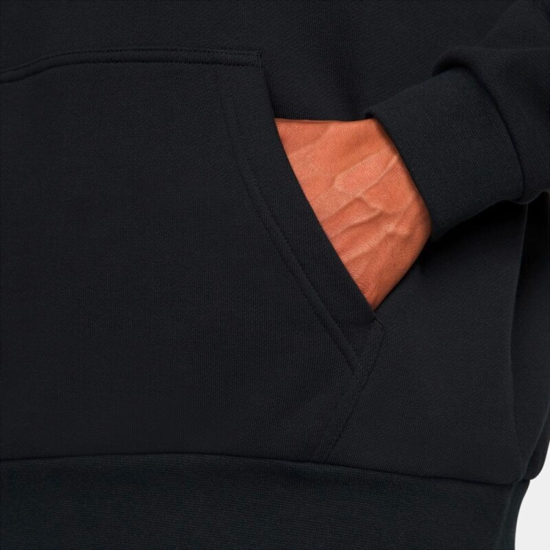 Abrigo Nike Club Fleece Hoodie de Hombre Negro