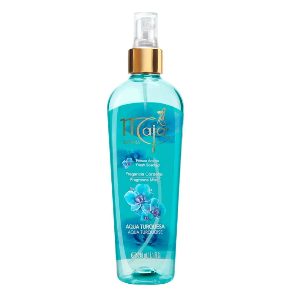 MAJA AQUA TURQUESA SPLASH FR. X 240 ML.
