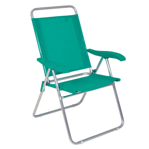 SILLA PLEGABLE DE ALUMINIO BOREAL 4 POSICIONES VERDE SILLA PLEGABLE DE ALUMINIO BOREAL 4 POSICIONES VERDE