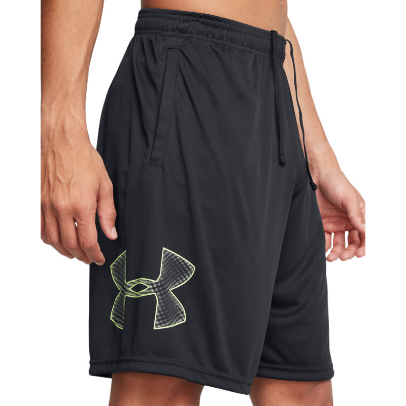 UA TECH GRAPHIC SHORT-RED BLK-020