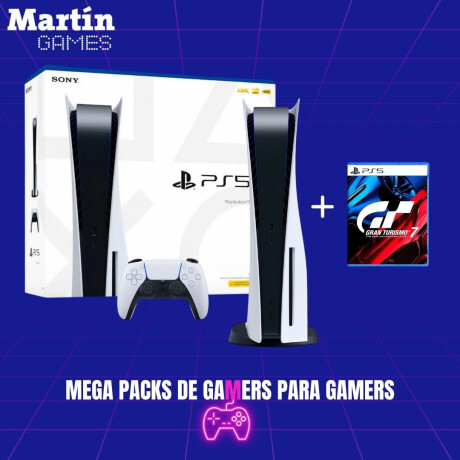 PS5 PLAYSTATION 5 SLIM 0KM CON LECTORA + GRAN TURISMO 7 PS5 PLAYSTATION 5 SLIM 0KM CON LECTORA + GRAN TURISMO 7