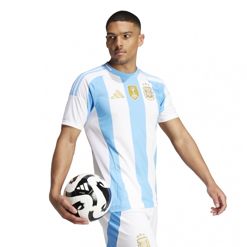 CAMISETA PRIMERA EQUIPACIÓN ARGENTINA 24 WHITE/BLUE