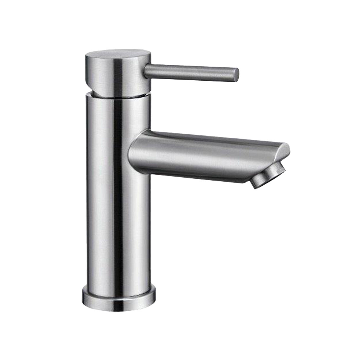 Griferia Lavatorio Bajo Brushed Nickel 