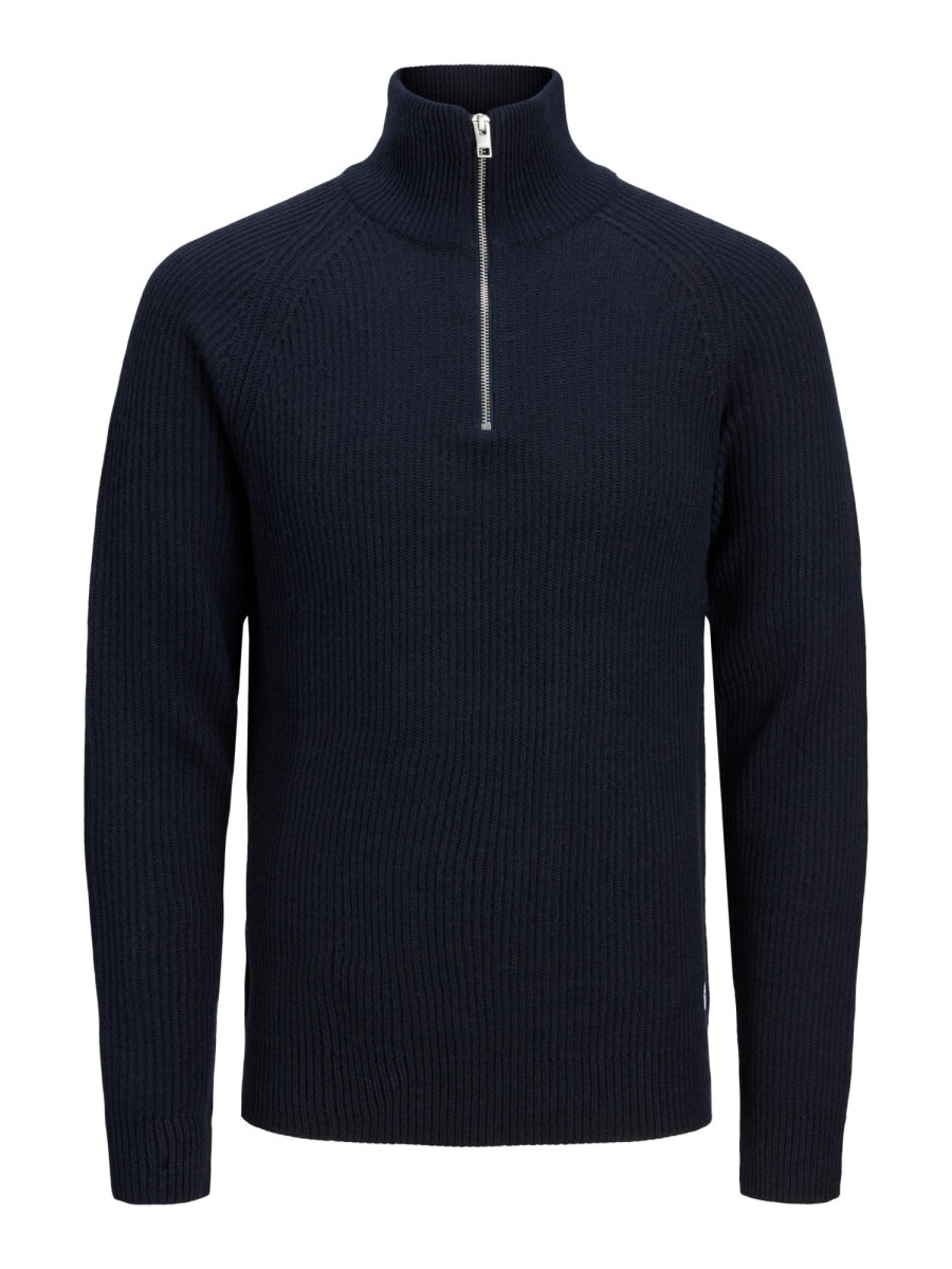 Sweater Pannel Cuello - Navy Blazer 