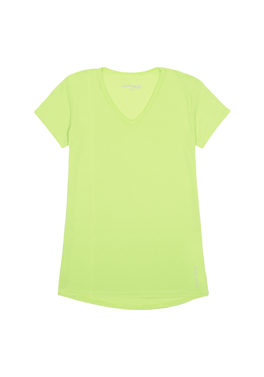 Remera Dry Manga Corta - Verde Limón 