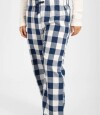 Pantalon mujer franela Azul
