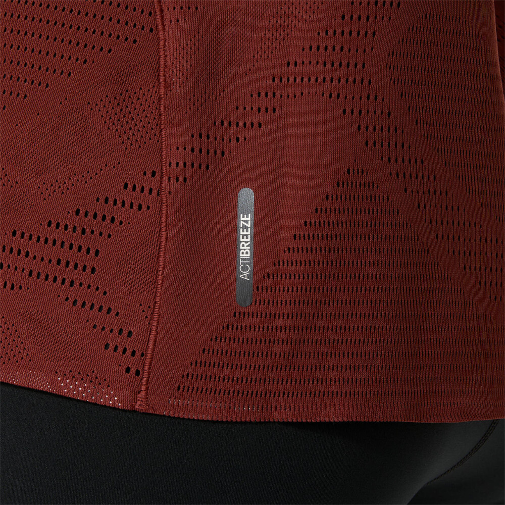 Polos Running Metarun Ss Top Mujer Singed Red