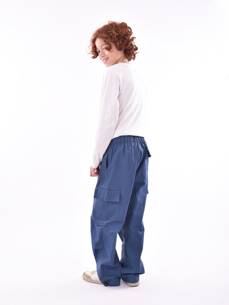 PANTALÓN CARGO RODRI AZUL PIEDRA