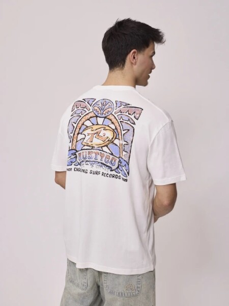 T-SHIRT RUSTY MUNKE BLANCO