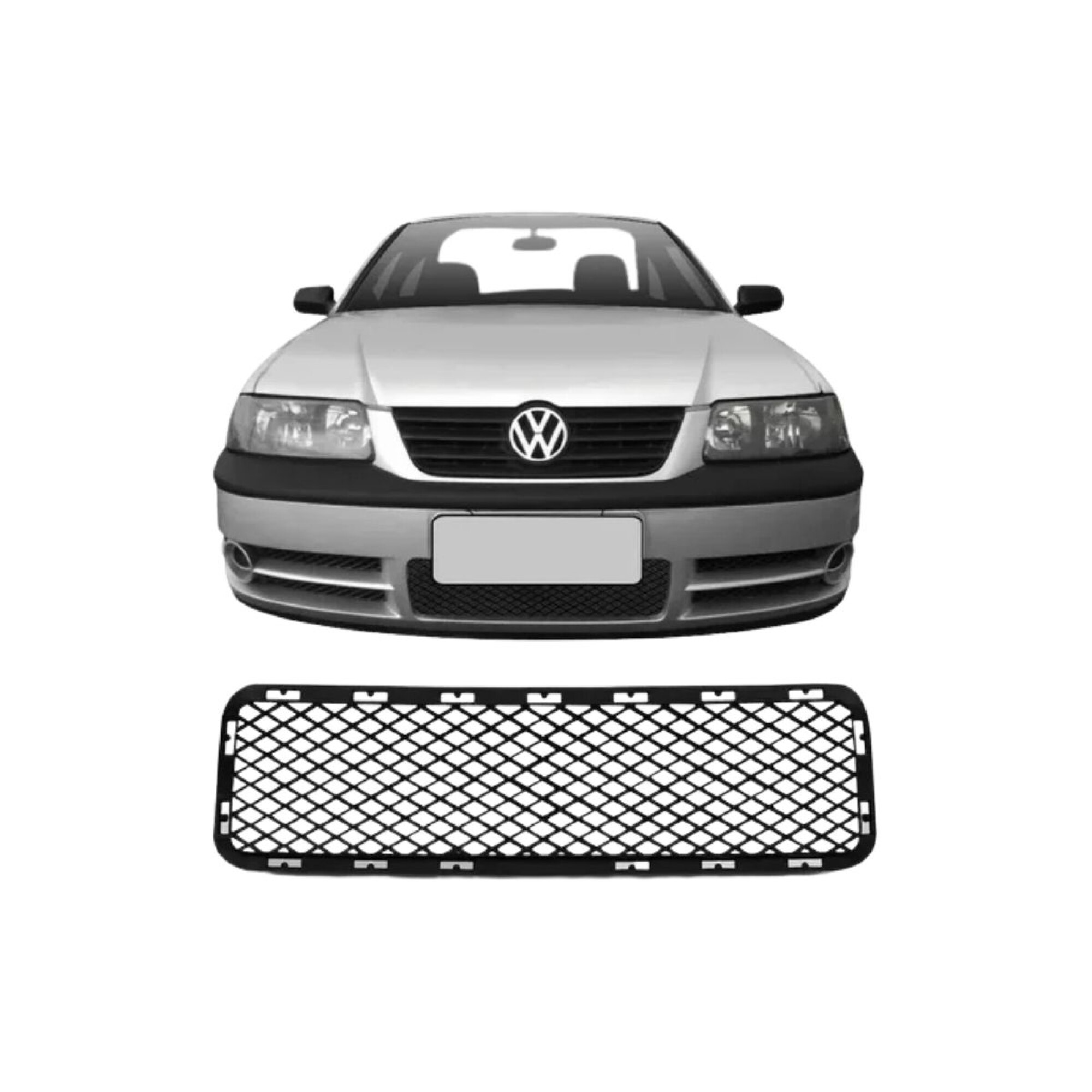 REJILLA DE PARAGOLPE CENTRAL GOL G3 FASE 2 04/05 — Familcar