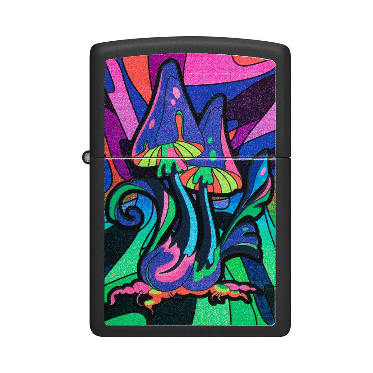 Encendedor Zippo Negro C/diseño 