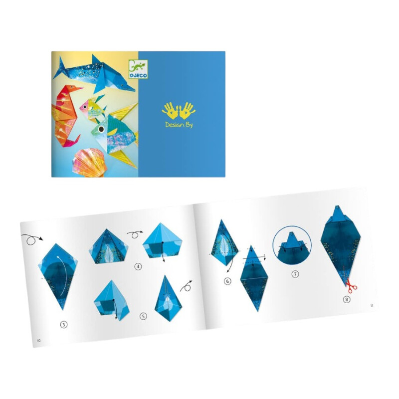 Origami Animales Marinos Djeco +7 Origami Animales Marinos Djeco +7