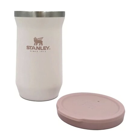 Mate con tapa Stanley acero inox. 200ml Rosa quartz