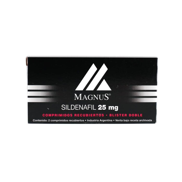MAGNUS 25 MG. CJ X 2 COMPRIMIDOS única