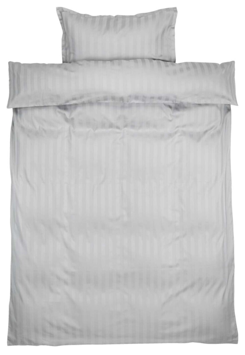 Juego Funda Nordica Saten Nell 155X220 - Gris Claro 