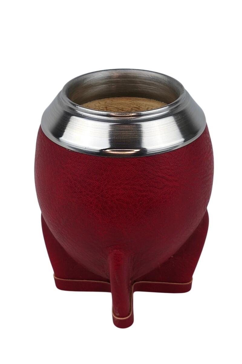 Mate calabaza simil color torpedo Rojo