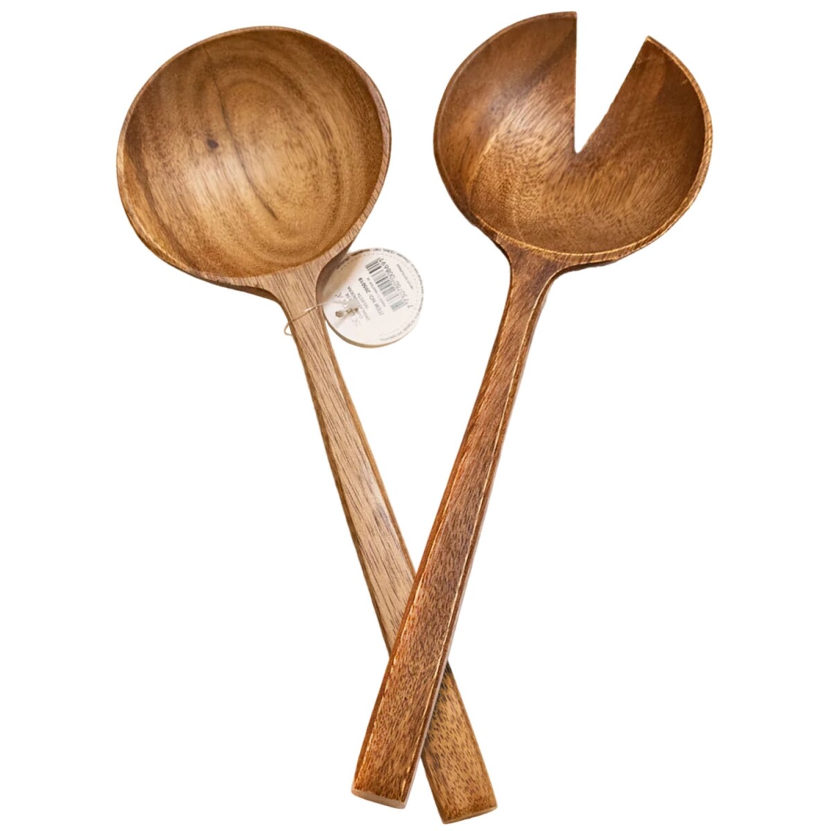 Set de Cubiertos para Ensalada en Madera de Acacia Selecta 2 Piezas 