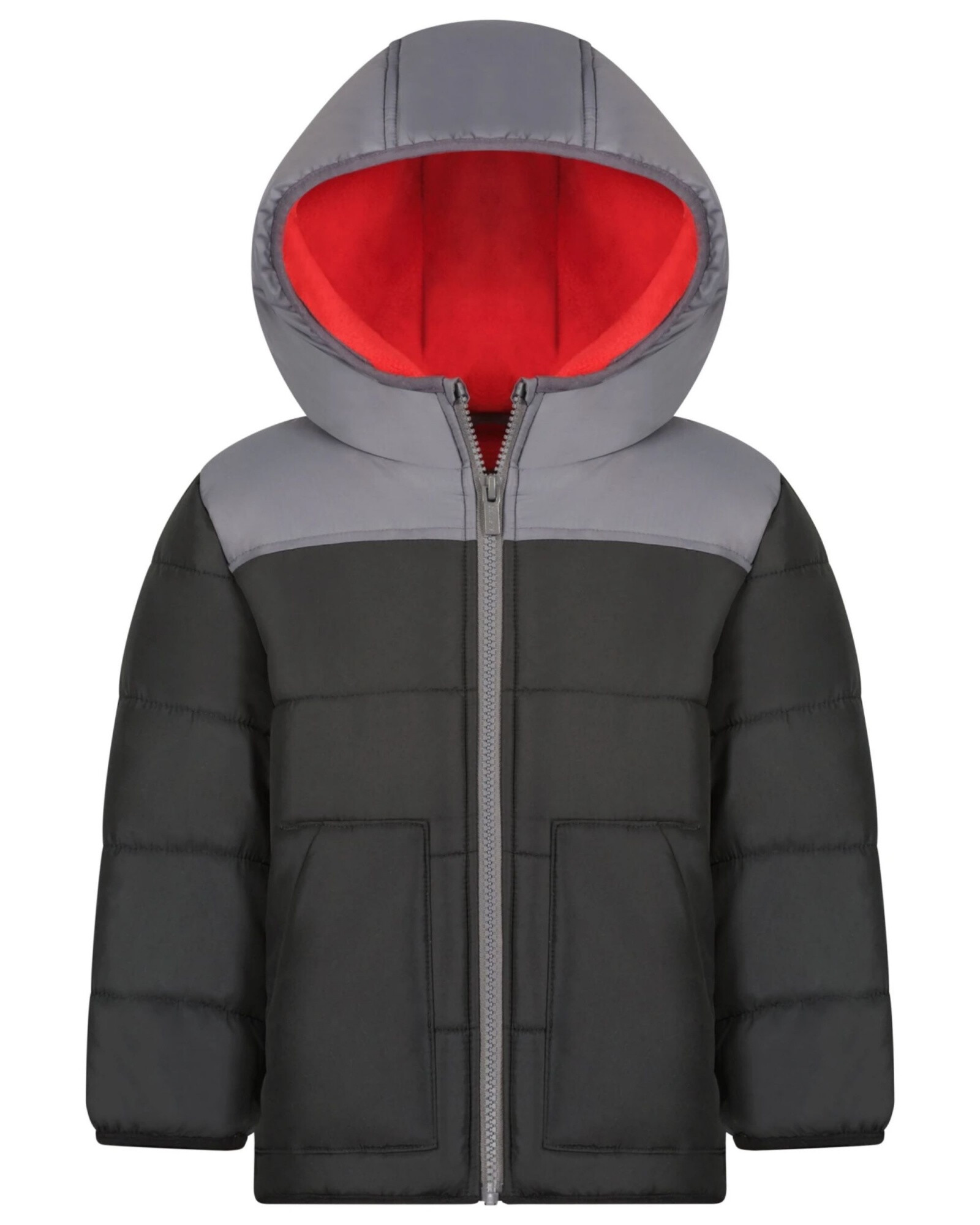 Campera resistente al agua, diseño colorblock. Talles 4-6 Sin color