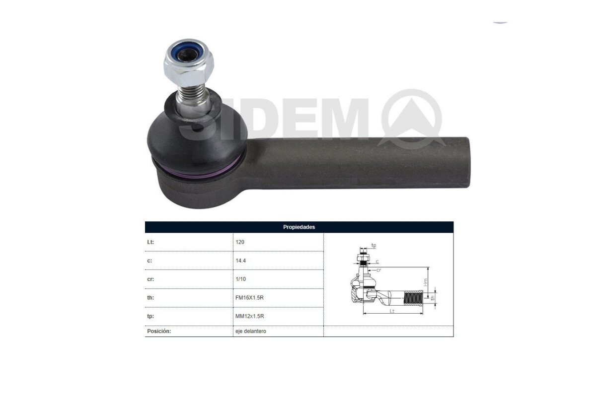 Puntero Fiat Ducato, Peug Boxer 87-05 Der/Izq Puntero Fiat Ducato, Peug Boxer 87-05 Der/Izq