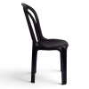 Silla Plastico Negra Mor Reforzada 140 Kg Apilable Silla Plastico Negra Mor Reforzada 140 Kg Apilable