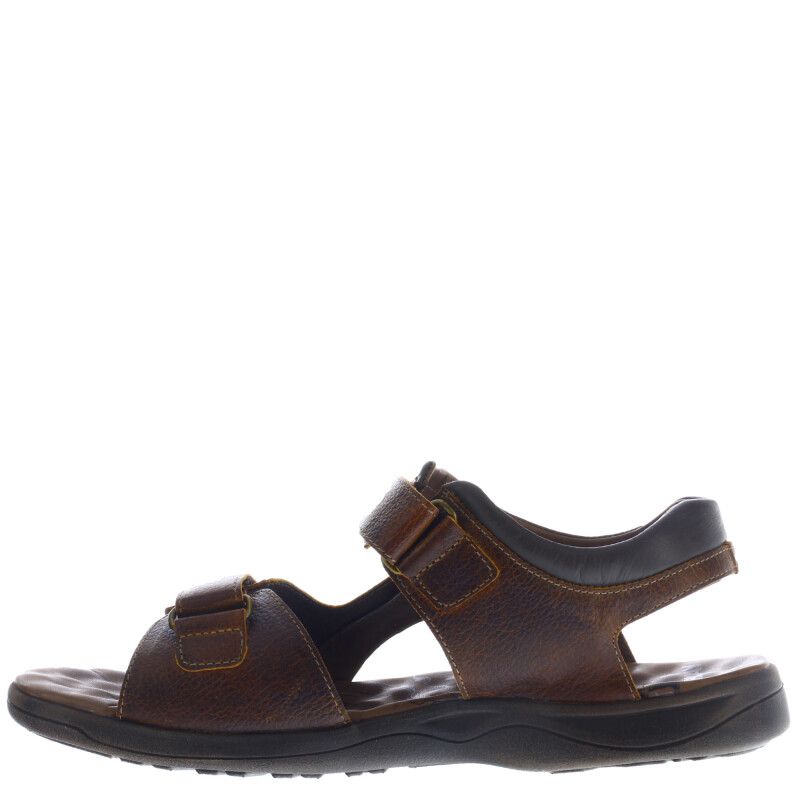 Sandalia de Hombre Freeway Casual c/Velcro Marrón