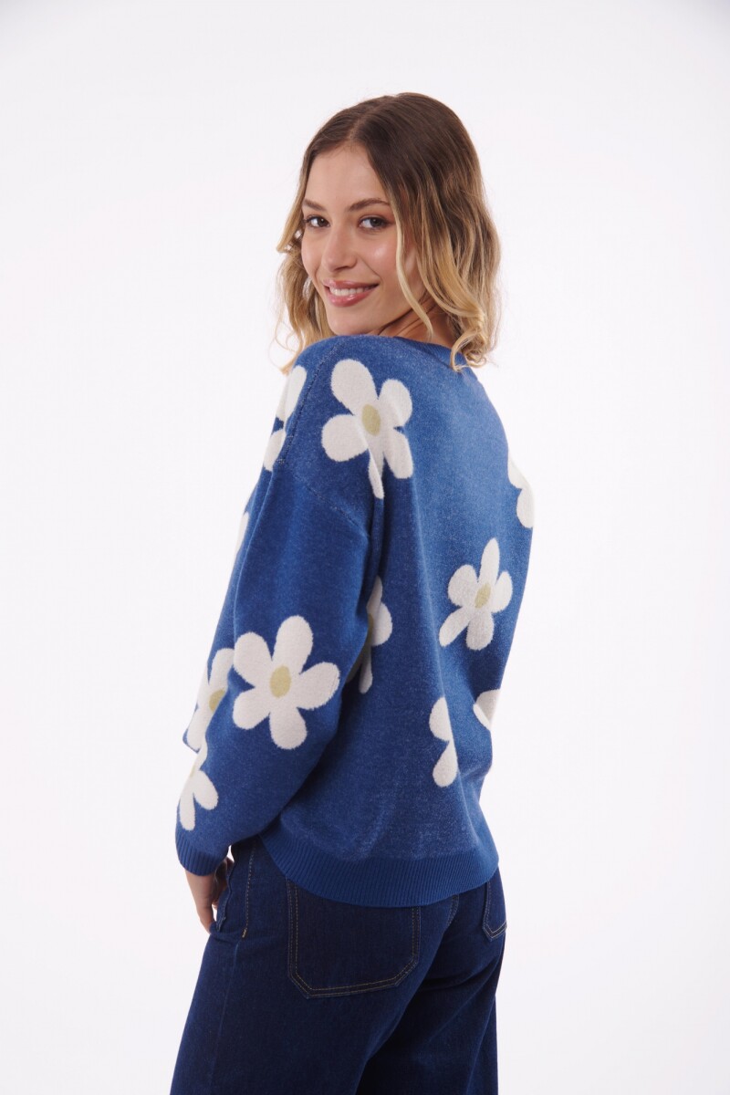 BUZO GEORGINA AZUL