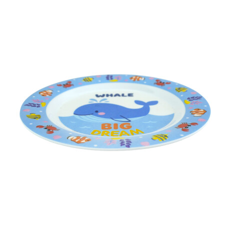 Plato de melamina para postre linea infantil Plato de melamina para postre linea infantil