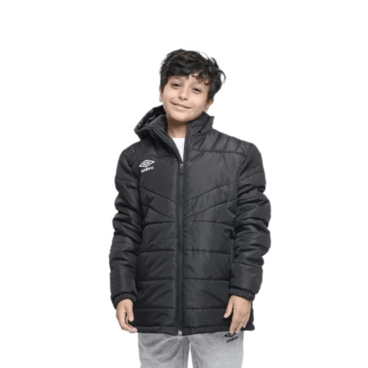 Campera Umbro Niño New U-Classic Negro Blanco - S/C 