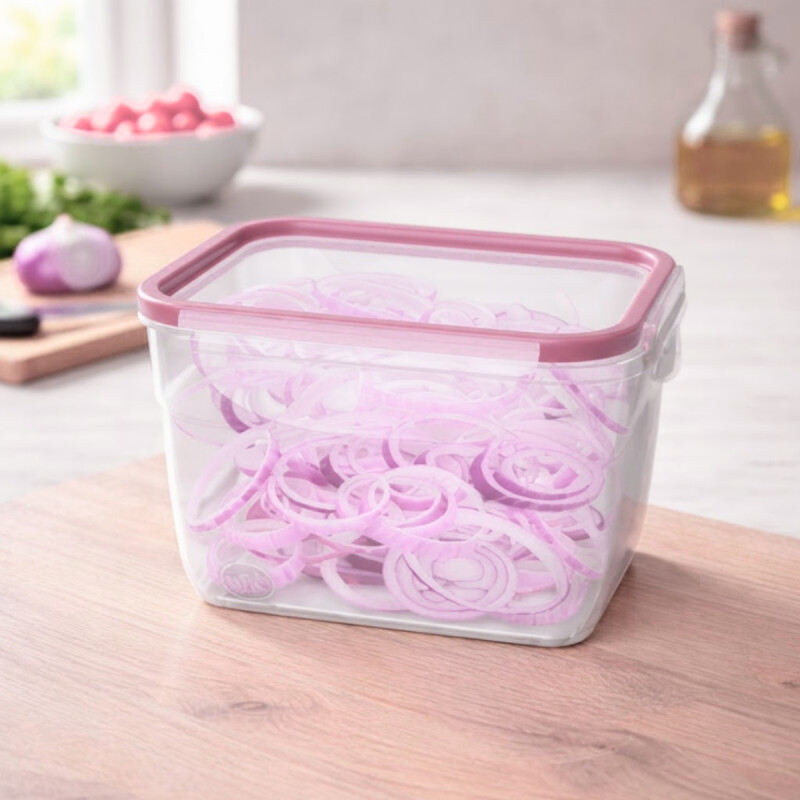 Pote con traba 770 ml ROSADO