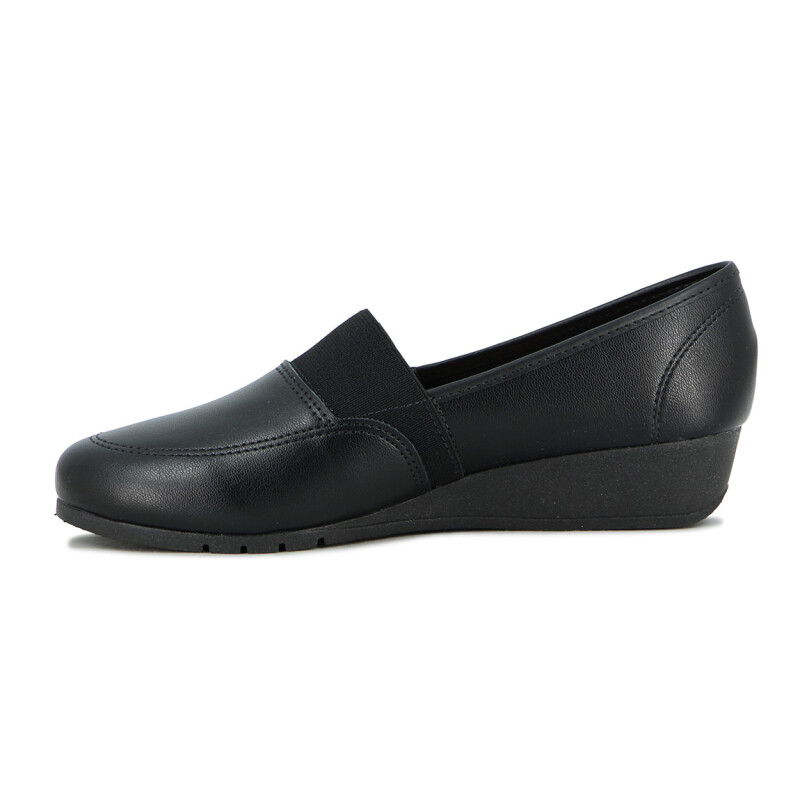 Moleca Calzado Casual Taco Corrido Bajo Napa Negro