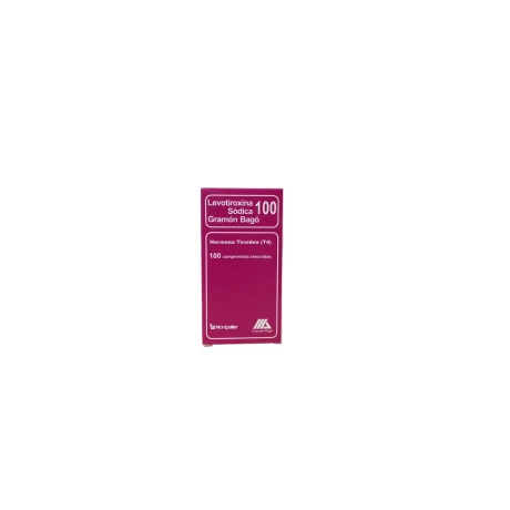 Levotiroxina Sódica 100 Mcg 100 Comprimidos 001