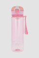 Botella fitness print 500ml Rosado