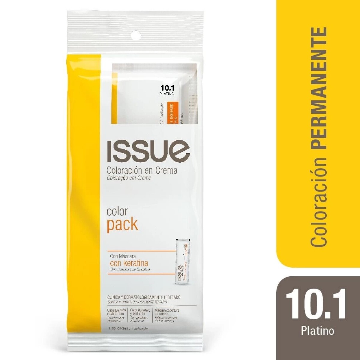 Color Pack Issue Shock Keratina No. 10.1 Platino. 1 Unidad 