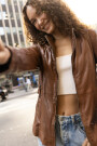 CHAQUETA YELLIE Cognac