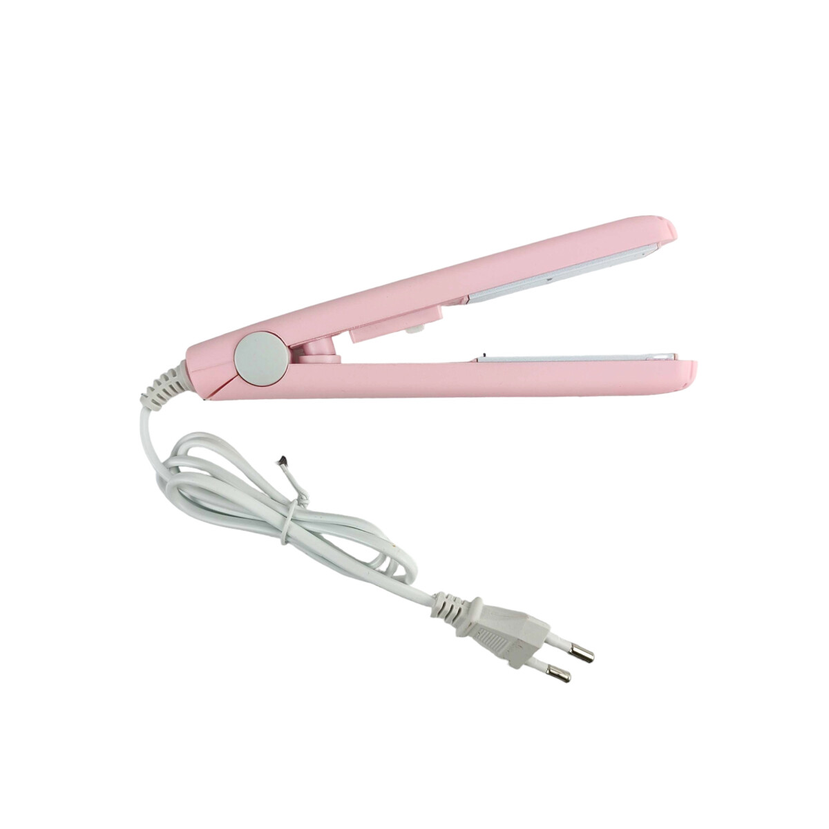 Planchita Mini Para El Pelo Con Estuche - Rosado 