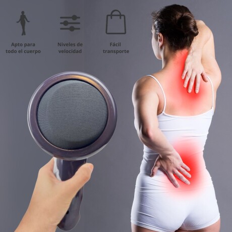 Masajeador Corporal Tonificador anti celulitis Portátil Usb Rojo/negro