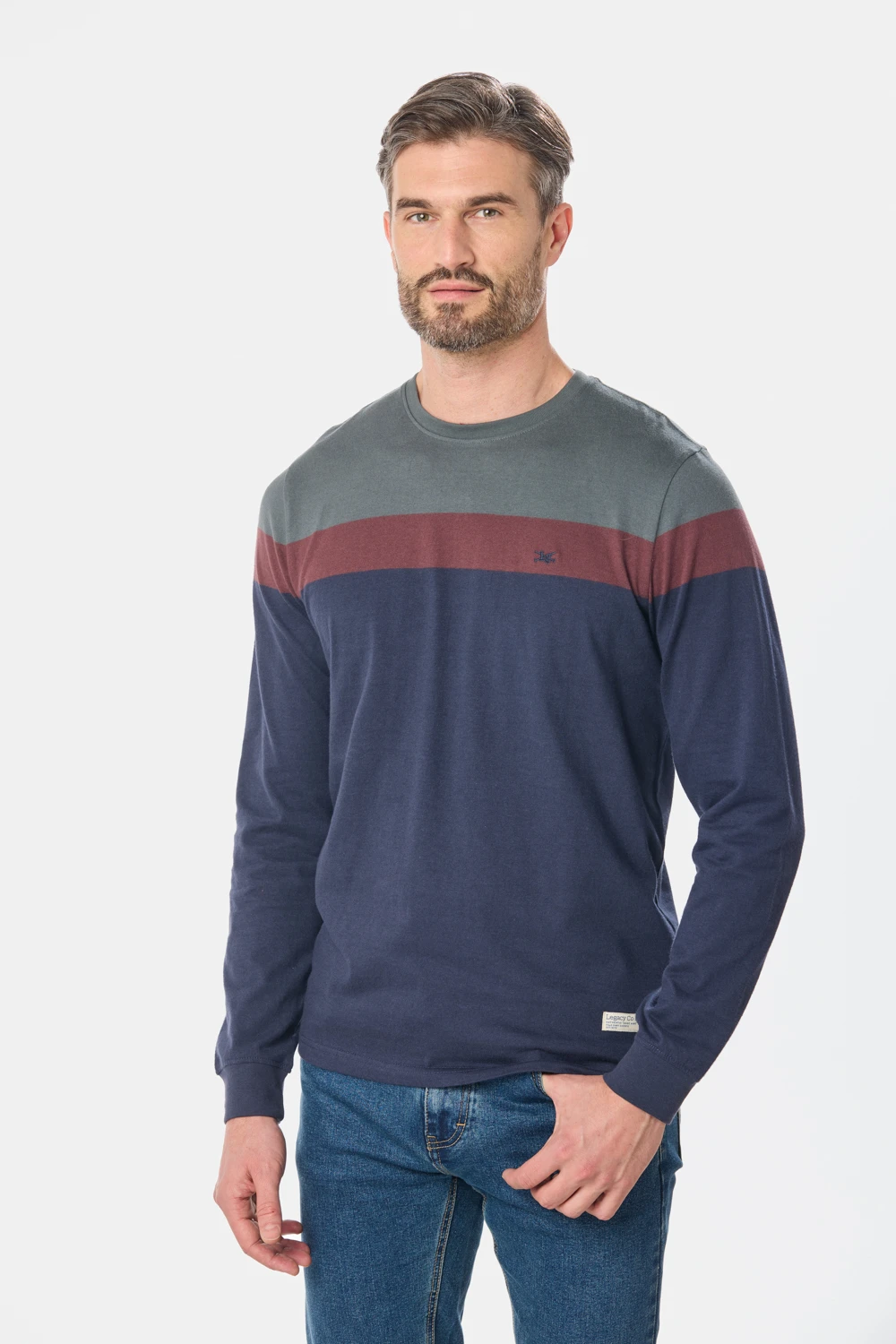 REMERA RAYADA Verde