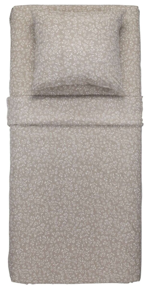 Juego De Sabanas Microfibra Bella 160X240 - Gris 