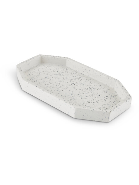 Bandeja deco JESPER A14xL25cm blanco Bandeja deco JESPER A14xL25cm blanco
