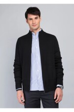 Campera tejida con cierre Arrow NEGRO