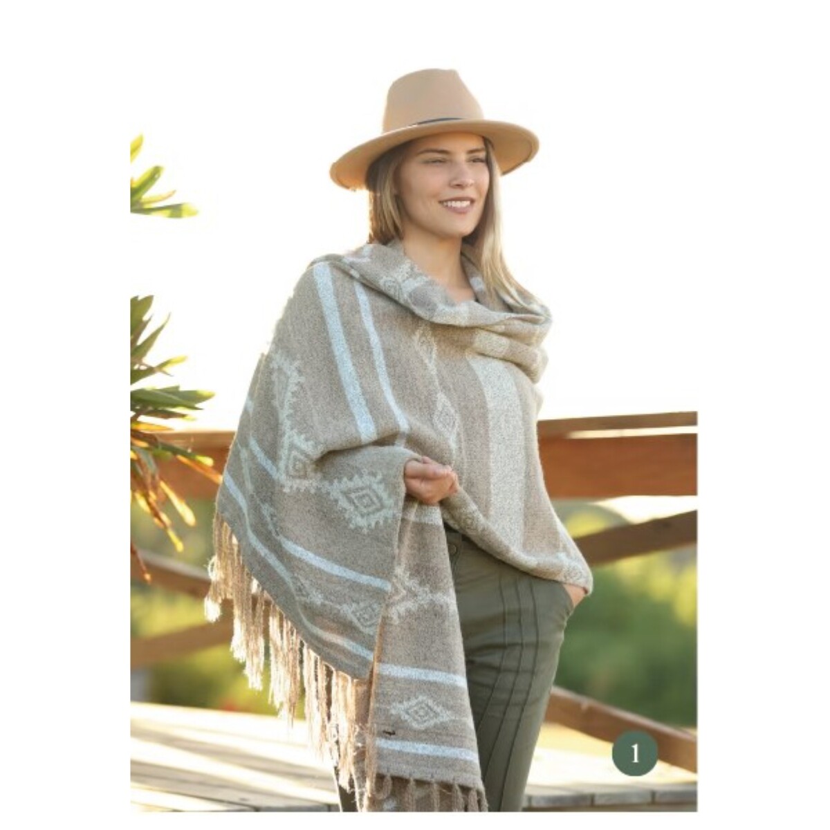 PASHMINA MULITA DE LANA.- 