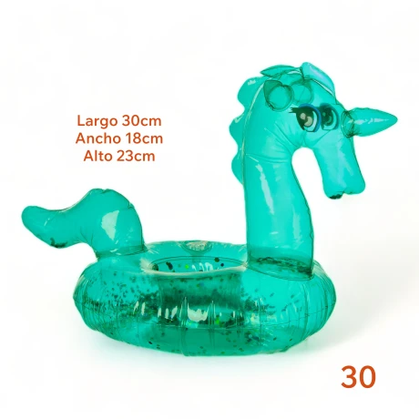 Inflable Posa Vaso Bebida Para Piscina Variedad Diseños 3 Unicornio 1