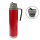 Termo Comet 750 ml Acero Inoxidable con Asa Fija y Pico Cebador Rojo